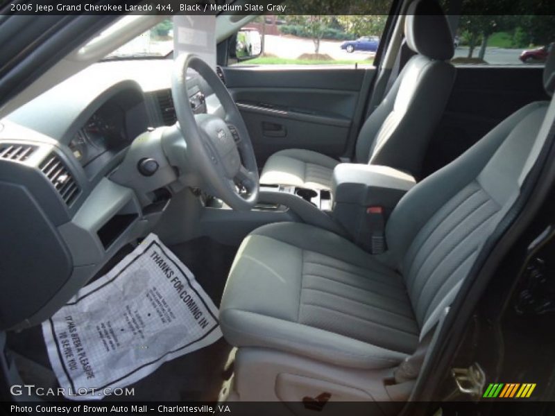 Black / Medium Slate Gray 2006 Jeep Grand Cherokee Laredo 4x4