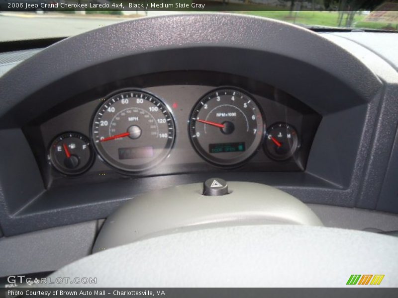 Black / Medium Slate Gray 2006 Jeep Grand Cherokee Laredo 4x4