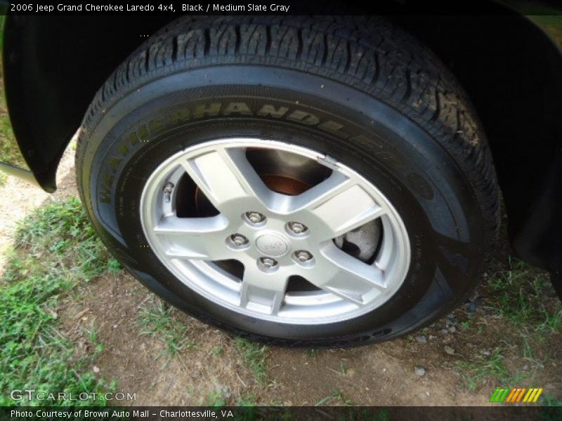 Black / Medium Slate Gray 2006 Jeep Grand Cherokee Laredo 4x4