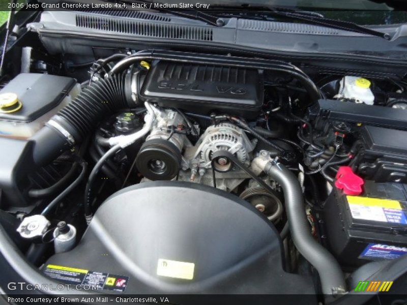 Black / Medium Slate Gray 2006 Jeep Grand Cherokee Laredo 4x4