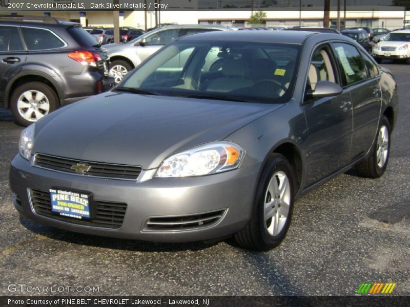 Dark Silver Metallic / Gray 2007 Chevrolet Impala LS