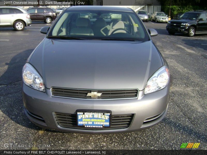 Dark Silver Metallic / Gray 2007 Chevrolet Impala LS