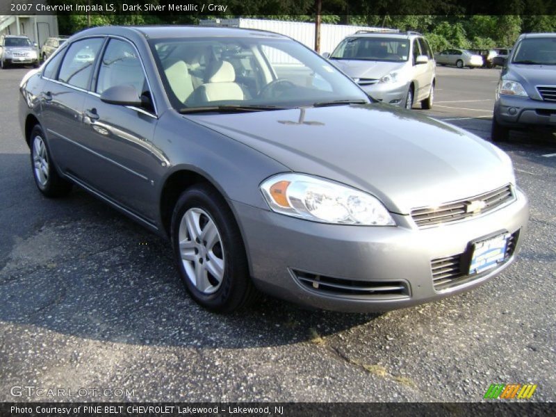 Dark Silver Metallic / Gray 2007 Chevrolet Impala LS