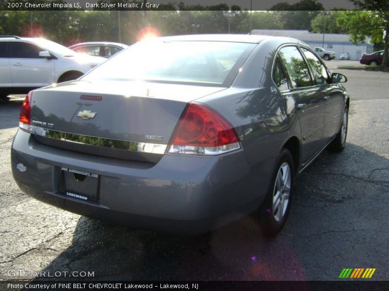 Dark Silver Metallic / Gray 2007 Chevrolet Impala LS