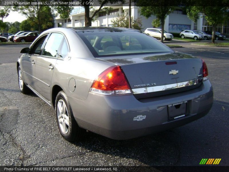 Dark Silver Metallic / Gray 2007 Chevrolet Impala LS