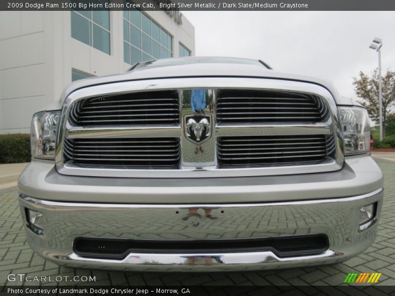 Bright Silver Metallic / Dark Slate/Medium Graystone 2009 Dodge Ram 1500 Big Horn Edition Crew Cab