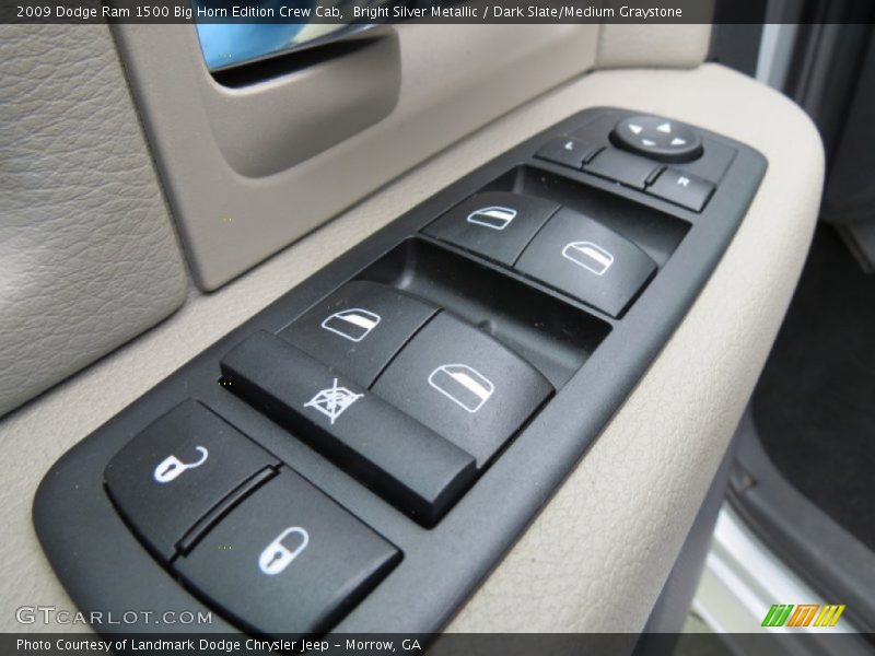 Bright Silver Metallic / Dark Slate/Medium Graystone 2009 Dodge Ram 1500 Big Horn Edition Crew Cab