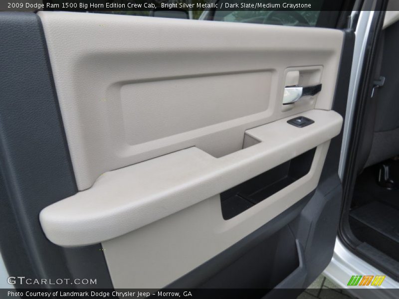 Bright Silver Metallic / Dark Slate/Medium Graystone 2009 Dodge Ram 1500 Big Horn Edition Crew Cab