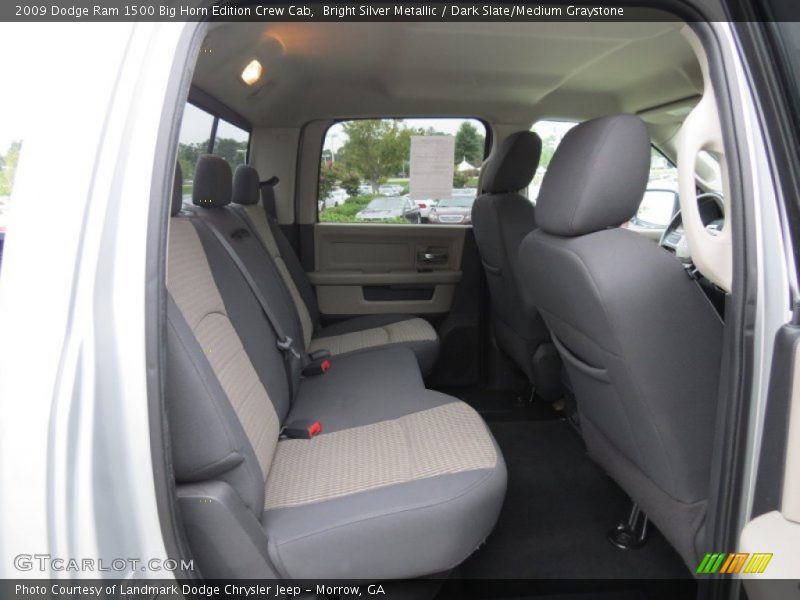 Bright Silver Metallic / Dark Slate/Medium Graystone 2009 Dodge Ram 1500 Big Horn Edition Crew Cab