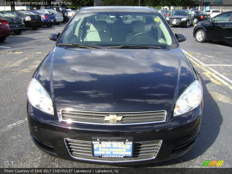 Black / Gray 2007 Chevrolet Impala LS