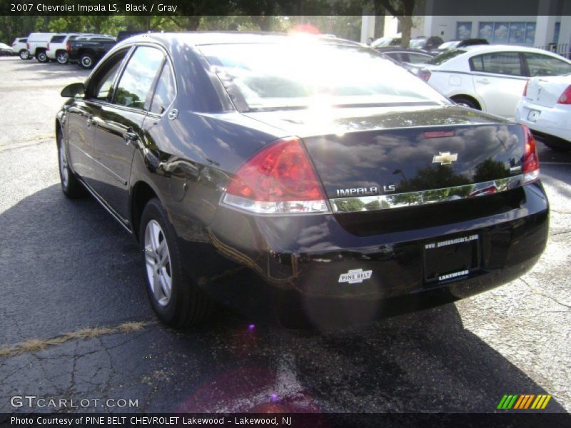 Black / Gray 2007 Chevrolet Impala LS
