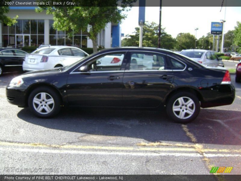 Black / Gray 2007 Chevrolet Impala LS