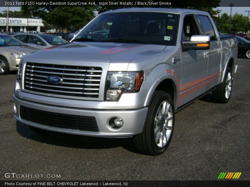 Ingot Silver Metallic / Black/Silver Smoke 2011 Ford F150 Harley-Davidson SuperCrew 4x4