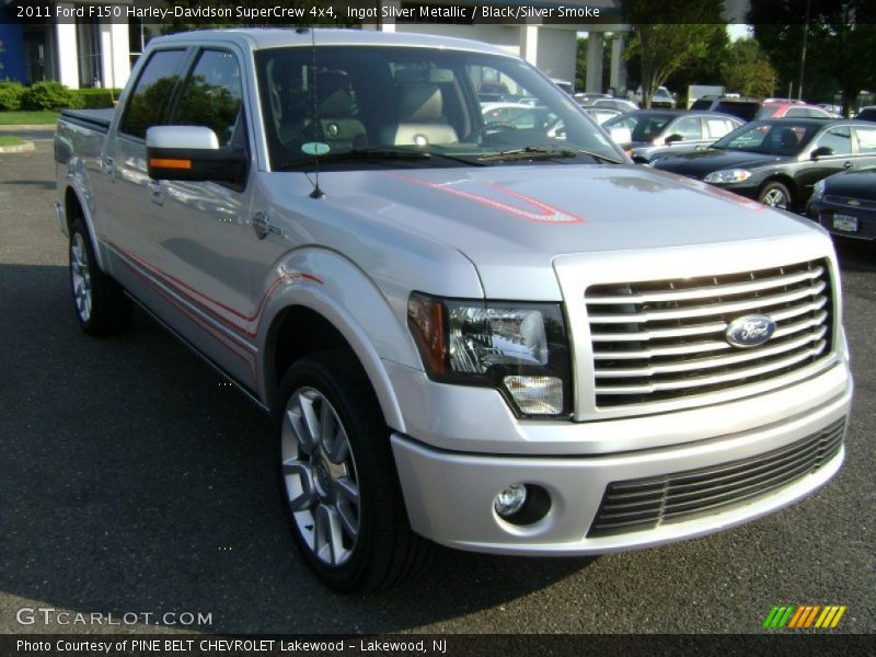 Ingot Silver Metallic / Black/Silver Smoke 2011 Ford F150 Harley-Davidson SuperCrew 4x4