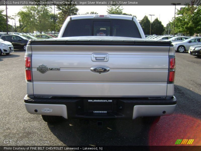 Ingot Silver Metallic / Black/Silver Smoke 2011 Ford F150 Harley-Davidson SuperCrew 4x4