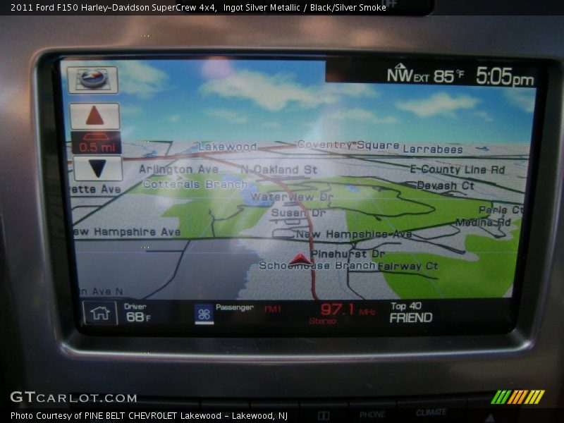 Navigation of 2011 F150 Harley-Davidson SuperCrew 4x4