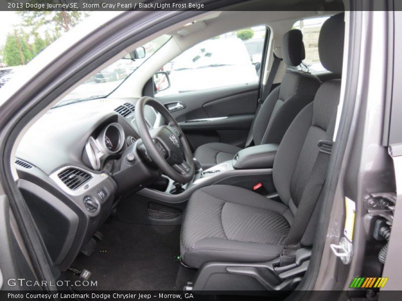  2013 Journey SE Black/Light Frost Beige Interior