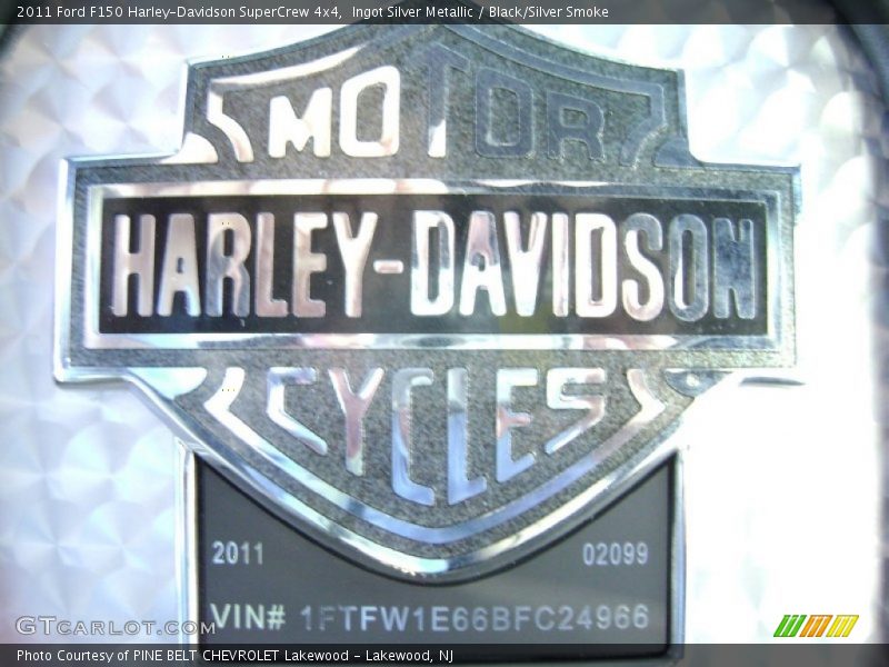 Ingot Silver Metallic / Black/Silver Smoke 2011 Ford F150 Harley-Davidson SuperCrew 4x4