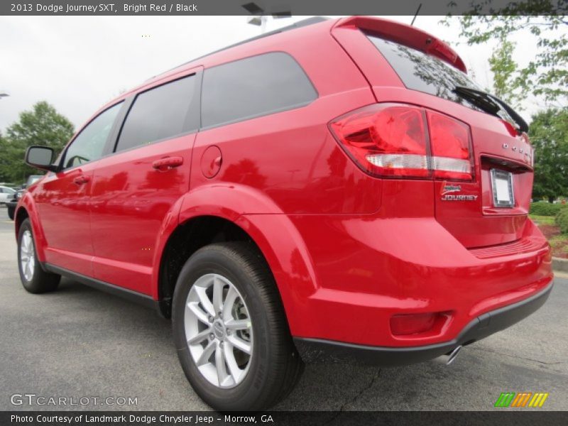 Bright Red / Black 2013 Dodge Journey SXT