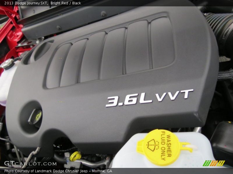 Bright Red / Black 2013 Dodge Journey SXT