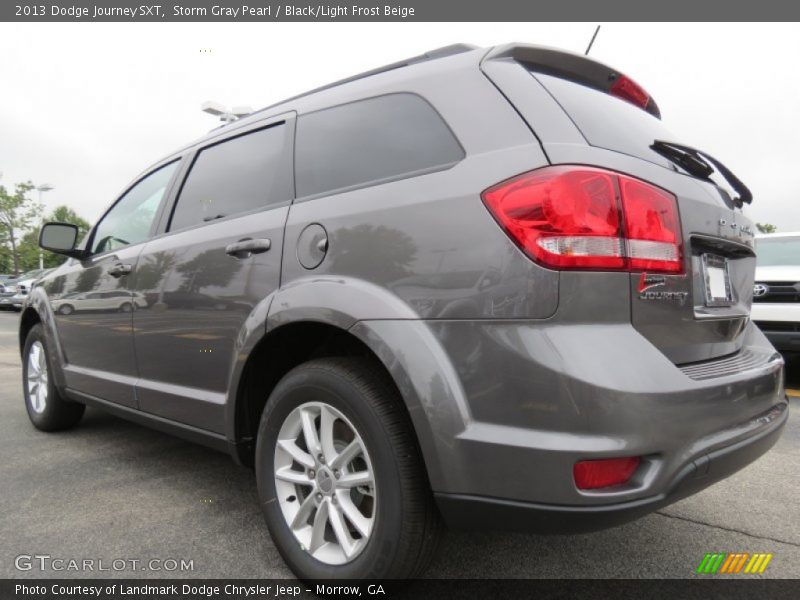 Storm Gray Pearl / Black/Light Frost Beige 2013 Dodge Journey SXT