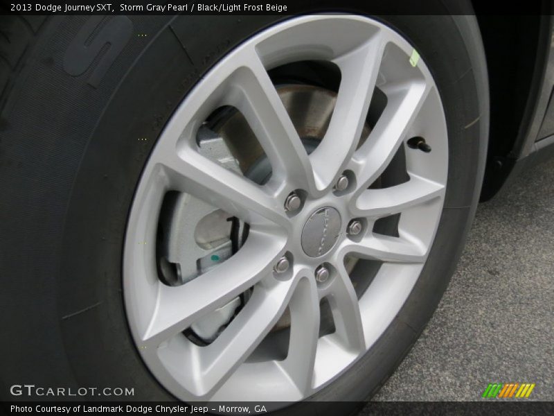 Storm Gray Pearl / Black/Light Frost Beige 2013 Dodge Journey SXT