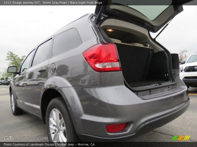 Storm Gray Pearl / Black/Light Frost Beige 2013 Dodge Journey SXT