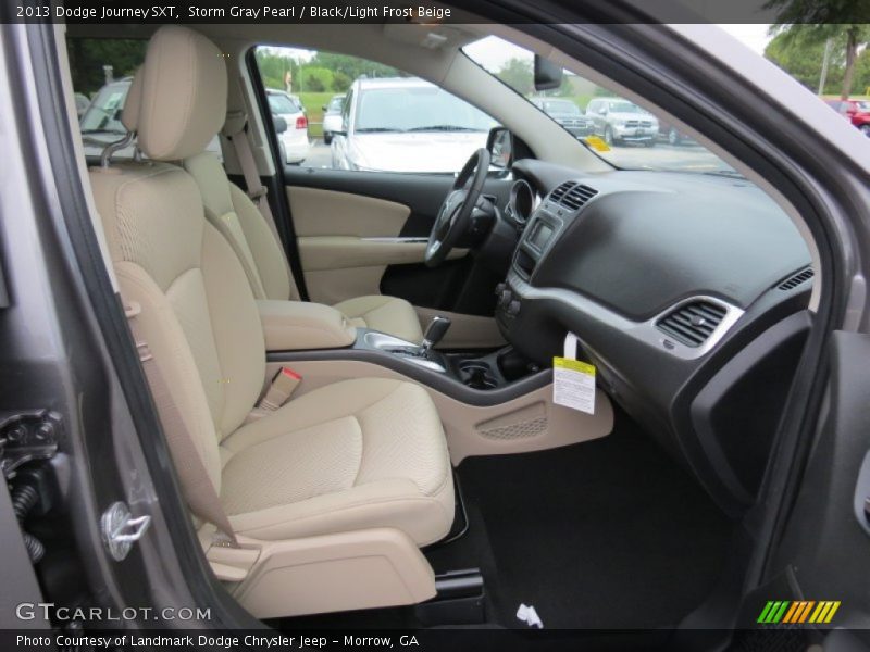 Storm Gray Pearl / Black/Light Frost Beige 2013 Dodge Journey SXT
