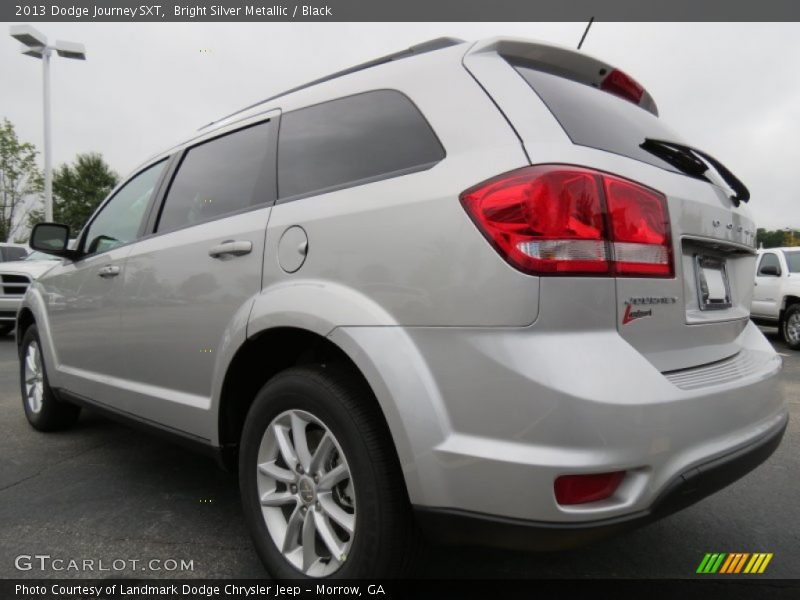 Bright Silver Metallic / Black 2013 Dodge Journey SXT