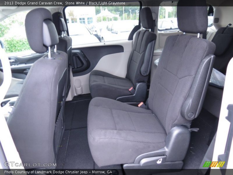  2013 Grand Caravan Crew Black/Light Graystone Interior
