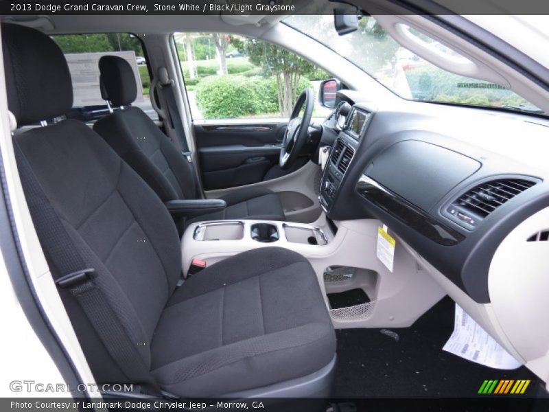 Front Seat of 2013 Grand Caravan Crew