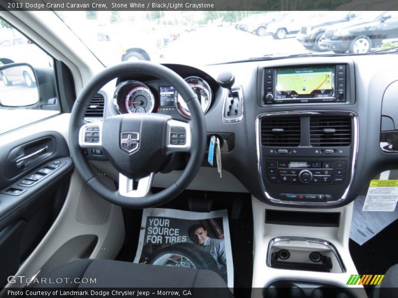 Dashboard of 2013 Grand Caravan Crew