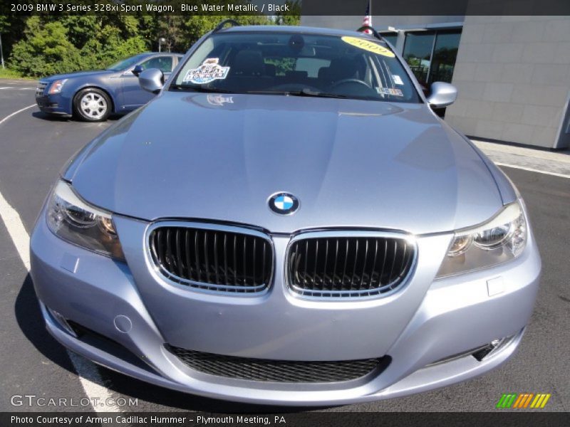 Blue Water Metallic / Black 2009 BMW 3 Series 328xi Sport Wagon