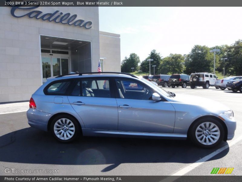 Blue Water Metallic / Black 2009 BMW 3 Series 328xi Sport Wagon