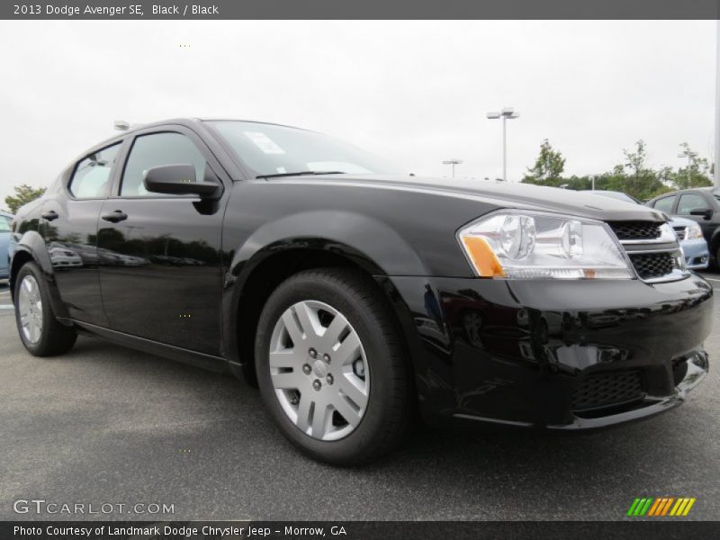 Black / Black 2013 Dodge Avenger SE