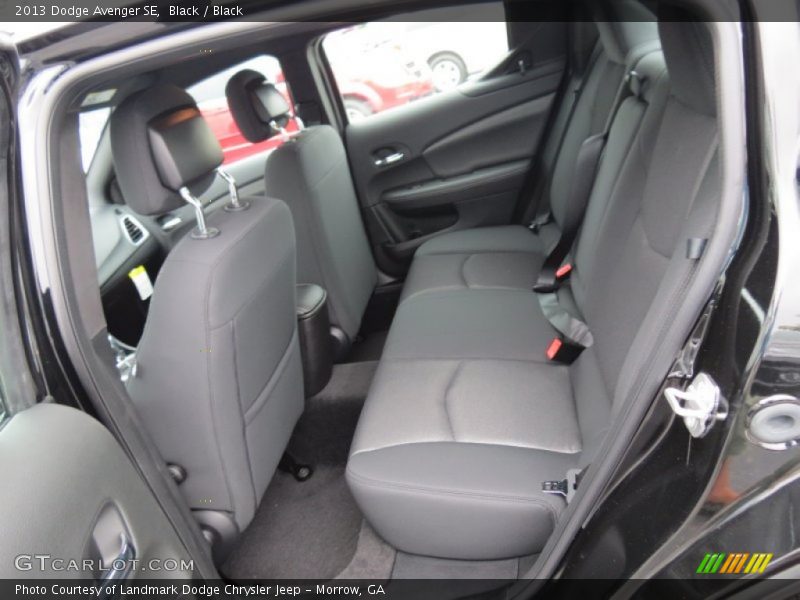 Rear Seat of 2013 Avenger SE