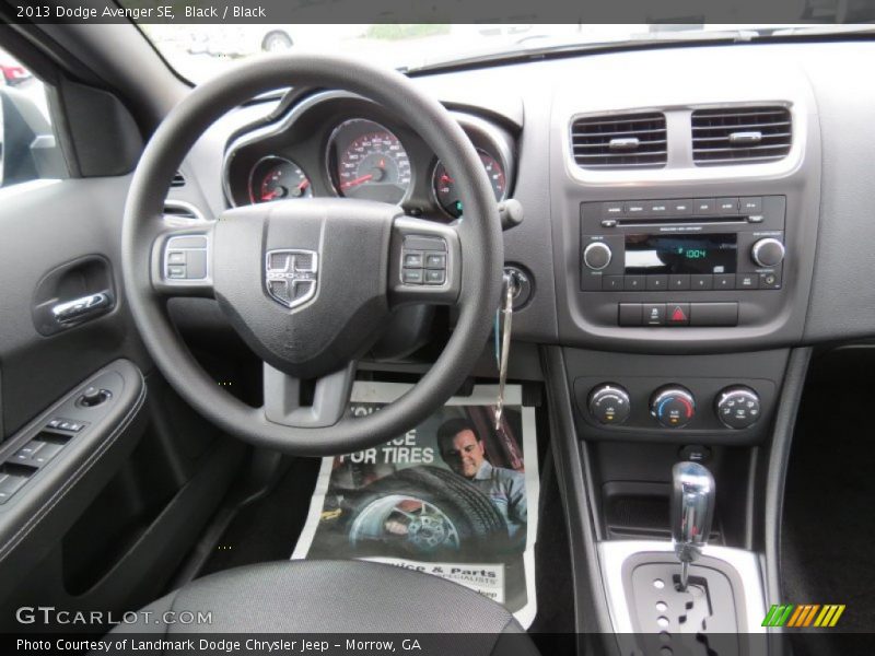 Black / Black 2013 Dodge Avenger SE