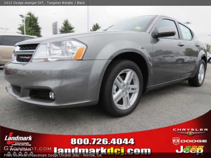Tungsten Metallic / Black 2013 Dodge Avenger SXT