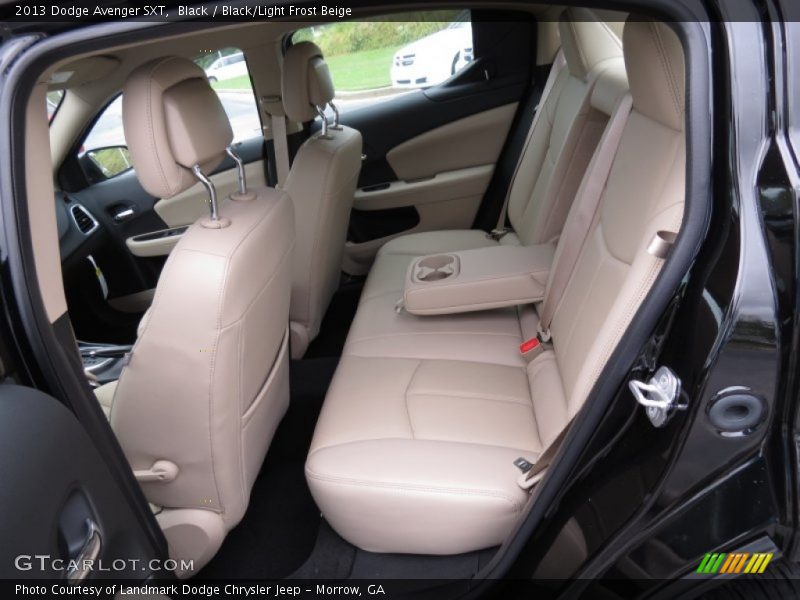 Black / Black/Light Frost Beige 2013 Dodge Avenger SXT