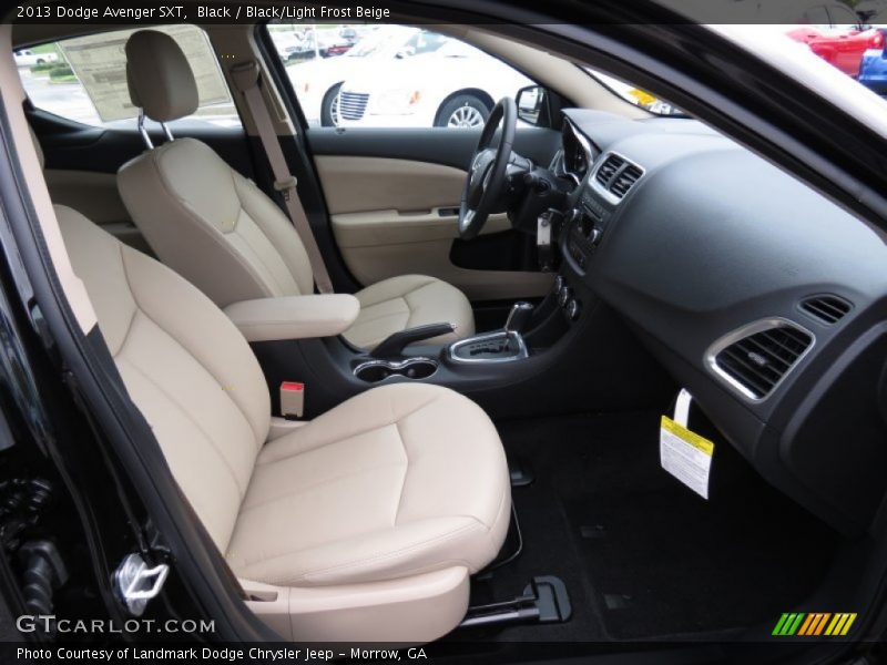 Black / Black/Light Frost Beige 2013 Dodge Avenger SXT
