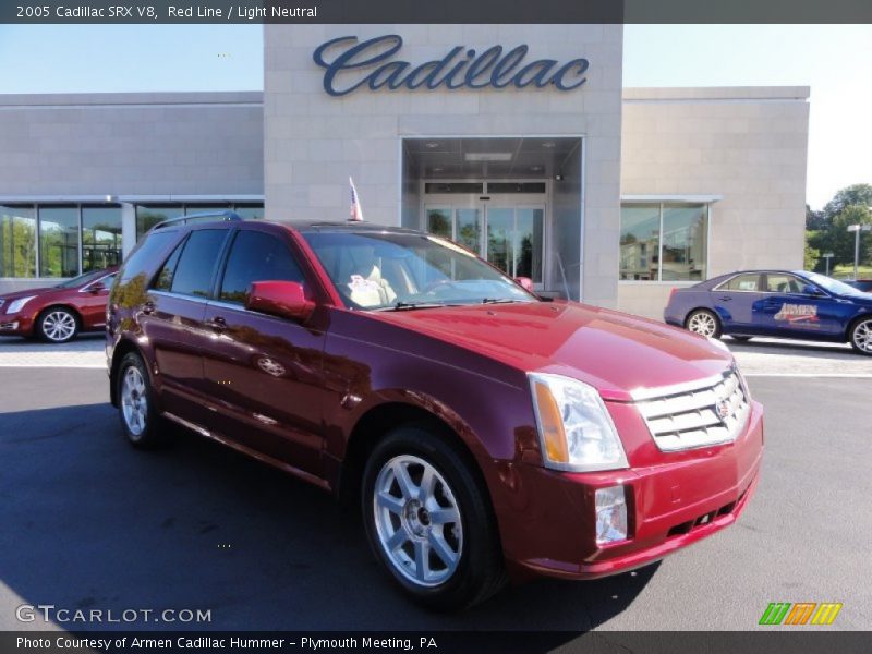 Red Line / Light Neutral 2005 Cadillac SRX V8