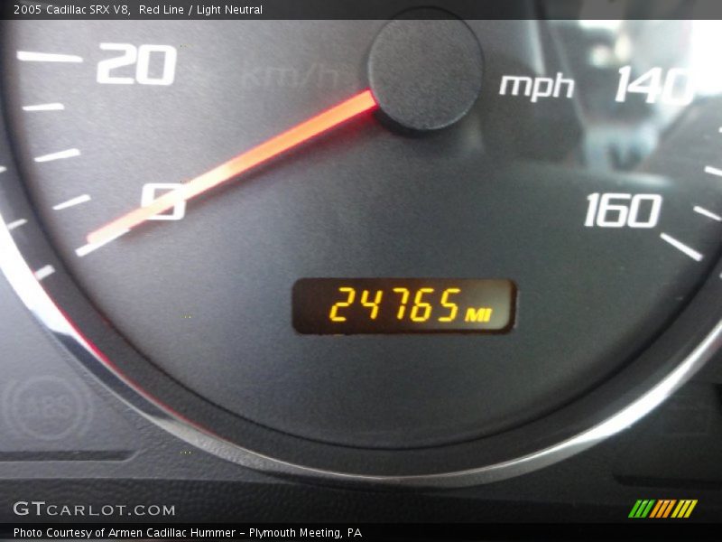 Red Line / Light Neutral 2005 Cadillac SRX V8