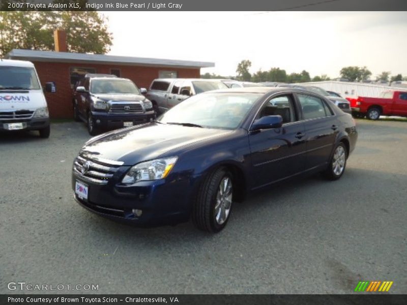 Indigo Ink Blue Pearl / Light Gray 2007 Toyota Avalon XLS