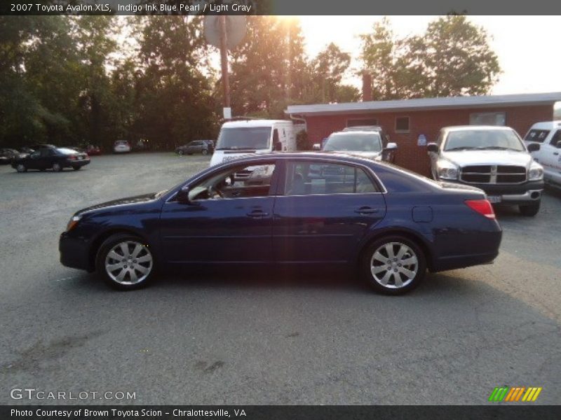 Indigo Ink Blue Pearl / Light Gray 2007 Toyota Avalon XLS