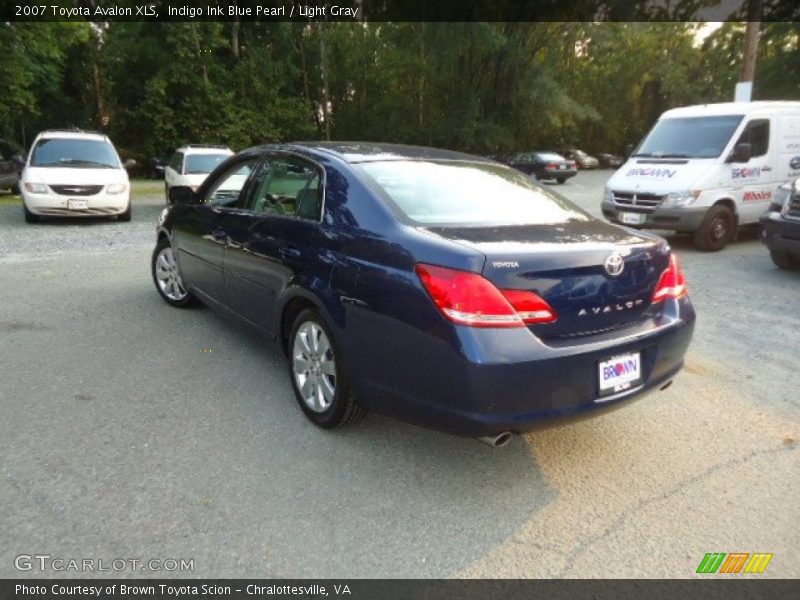 Indigo Ink Blue Pearl / Light Gray 2007 Toyota Avalon XLS