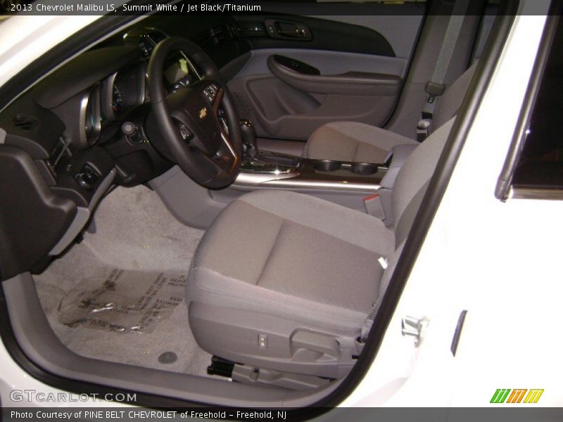 Summit White / Jet Black/Titanium 2013 Chevrolet Malibu LS