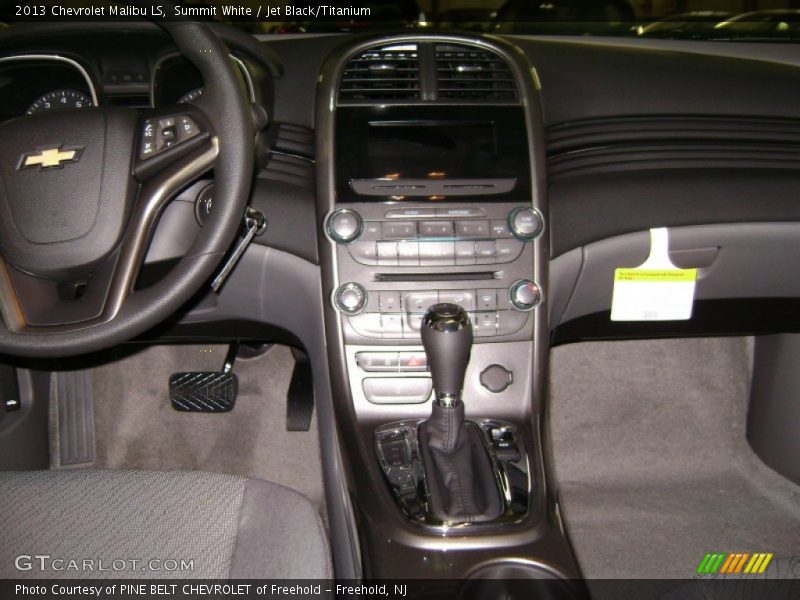 Summit White / Jet Black/Titanium 2013 Chevrolet Malibu LS