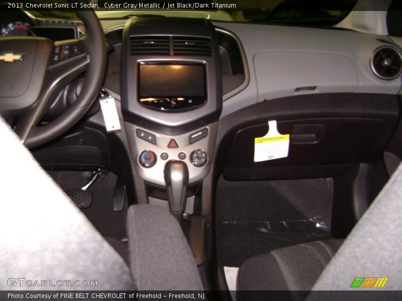 Cyber Gray Metallic / Jet Black/Dark Titanium 2013 Chevrolet Sonic LT Sedan