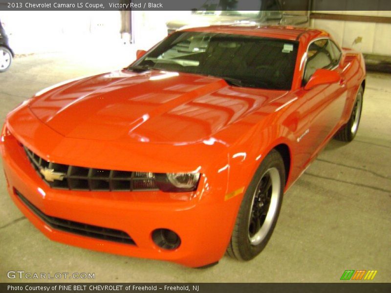 Victory Red / Black 2013 Chevrolet Camaro LS Coupe