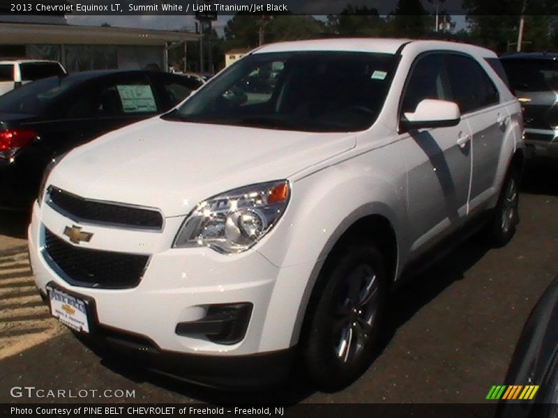 Summit White / Light Titanium/Jet Black 2013 Chevrolet Equinox LT
